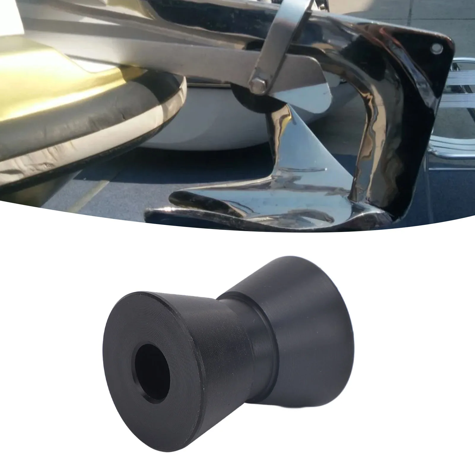 1Pc 40x49mm Boat Trailer Roller Shock Absorption Boat Trailer Bow Roller for Boat Yacht Trailers