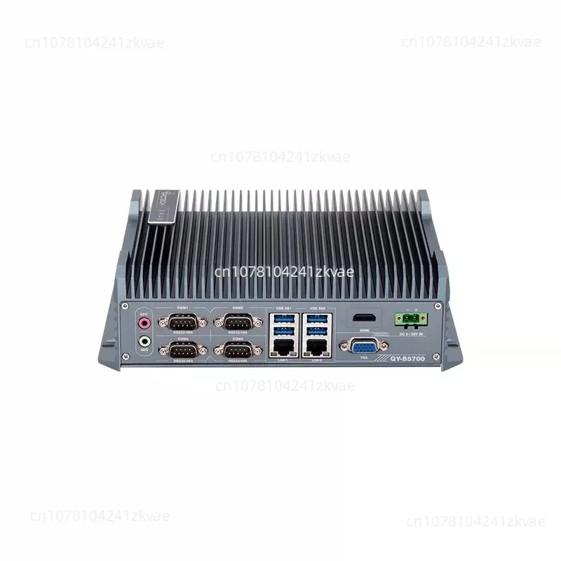 Fanless Embedded Industrial PC, Multi Gigabit Ports & Multiple Serial Ports, Expandable Mini Industrial Control Host