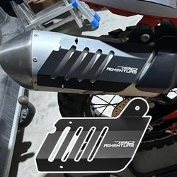 Motocycle Accessories 790ADVENTURE Exhaust Pipe Crash Protector Protection Cover For 790ADV 790 ADVENTURE R S 2019-2024 2023