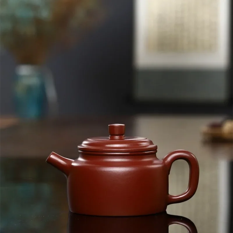 

Yixing teapot handmade Dezhong pot raw ore Dahongpao purple clay pot Kung fu tea set home brewing teapot