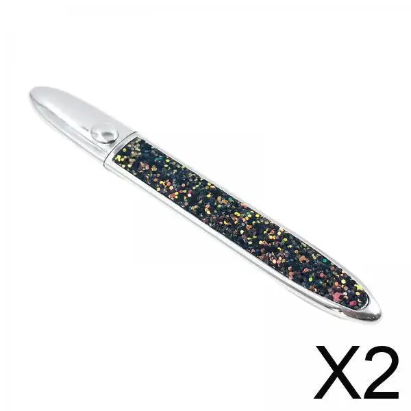 Matita per eyeliner liquido Penna per eyeliner glitter impermeabile Timbro autoadesivo Trucco per occhi da donna