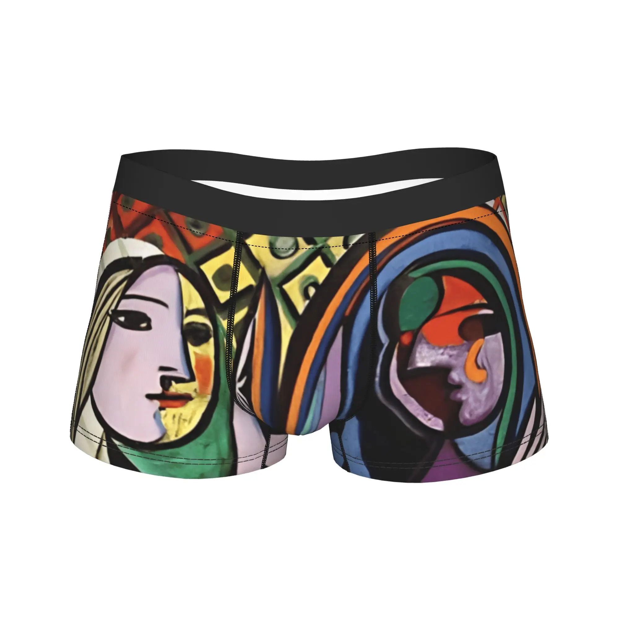 

Custom Pablo Picasso Art Underwear Males Shorts Briefs Classic Boxershorts High Quality Pattern Plus Size Underpants