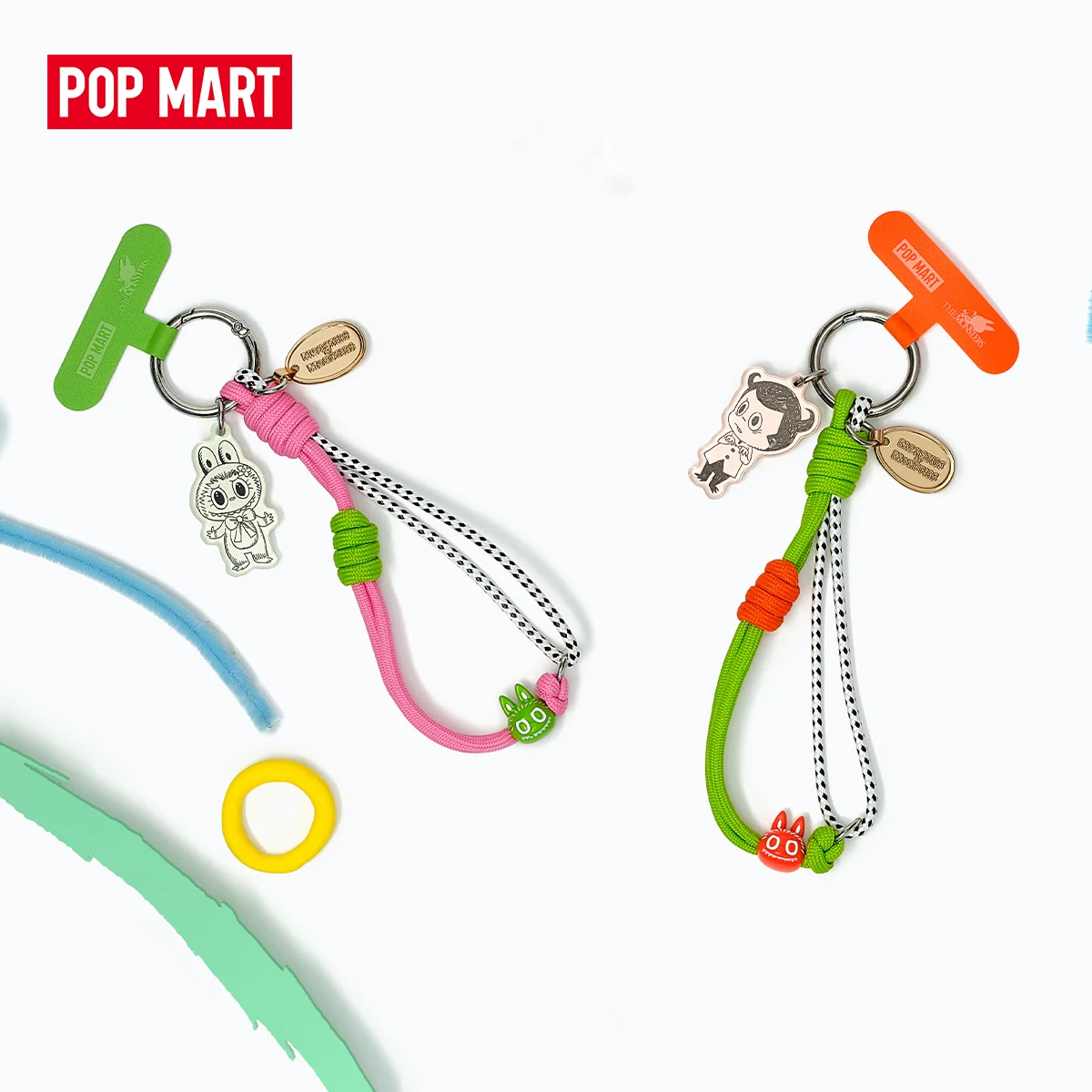 【UK】POP MART THE MONSTERS 10th Anniversary Series Phone Charm 1PC/9PCS POPMART Blind Box