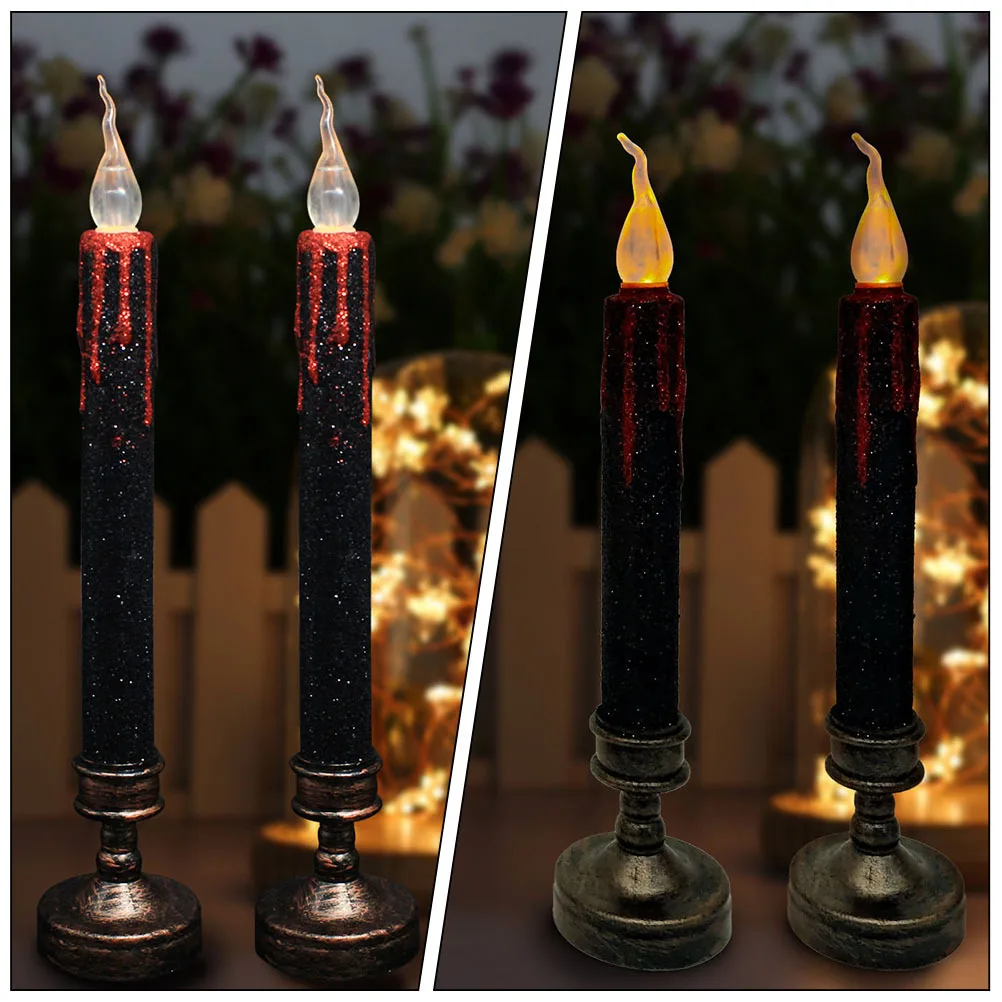

2Pcs LED Light Halloween Decorative Lamps Warm Light for Bedroom Party Festival Home Holiday Decoration