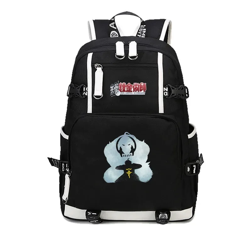 

anime Fullmetal Alchemist Backpacks Children Backpack Students Rucksack Kids Travel School Bags Teenages Canvas Shoulder Bag