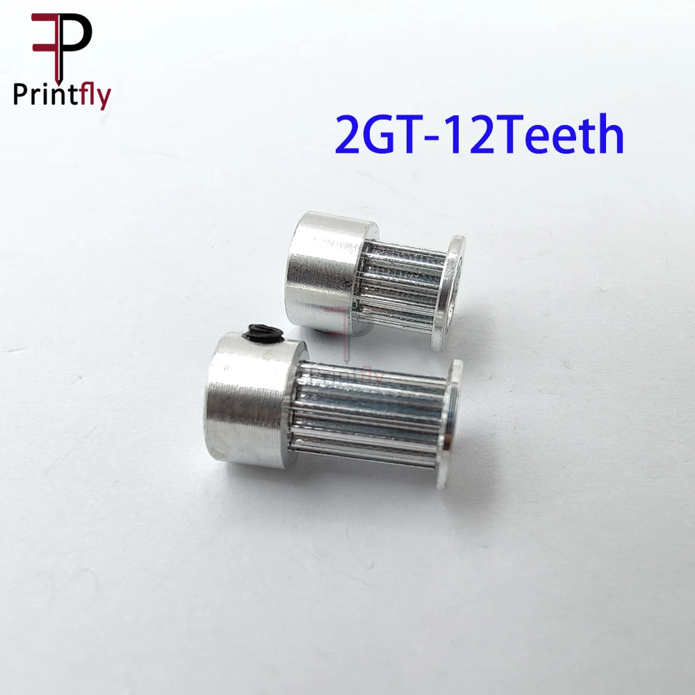 Printfly 2GT 12 Teeth GT2 Timing Pulley 2M Belt Width 6/9/10/15MM Bore 4/5MM For 2GT For Linear Pulley