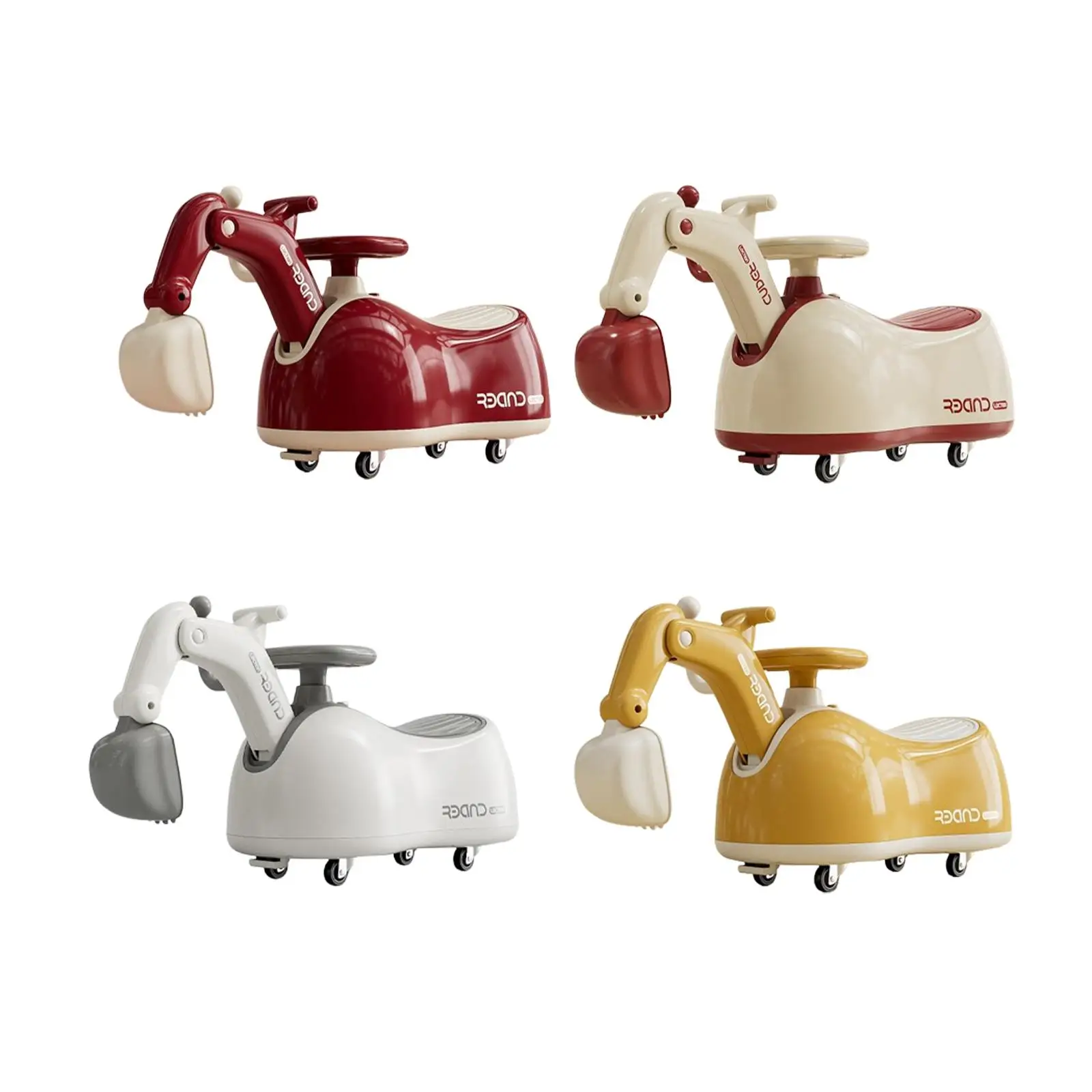 Kinder Twist Car Push Along Car Cartoon Praxis Balancieren Junge Mädchen Aktivitäten