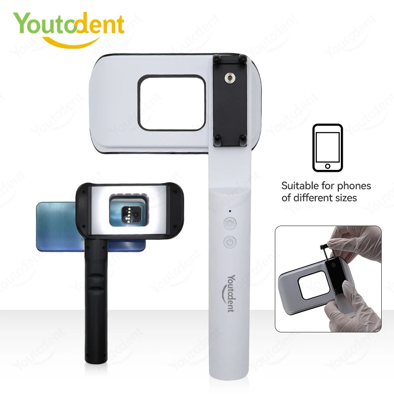Youtodent Handheld Dental Flash Photography Light LED Photo Video Flash Light Oral Lamp with Bluetooth Control Dentist Tool