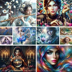 Portrait Girl Butterfly Painting By Numbers Custom Craft Kit For Adults Home Decor Personalized Gift Ideas Free Shipping 2023