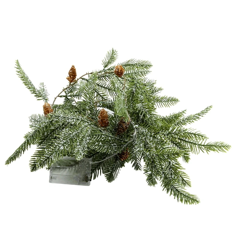 

Christmas String Lights Pine Needle Xmas Tree Winter Holiday Indoor Outdoor Use