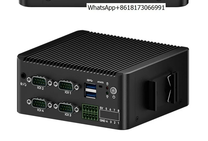 Industrial control mini computer host micro J1900 quad-core four serial port official standard -