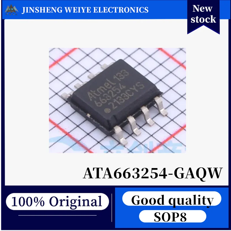 (10/50 pcs) ATA663254-GAQW 663254 SOIC-8 5V LDO Automotive-Grade LIN SBC Chip 100% New Genuine IC In Stock