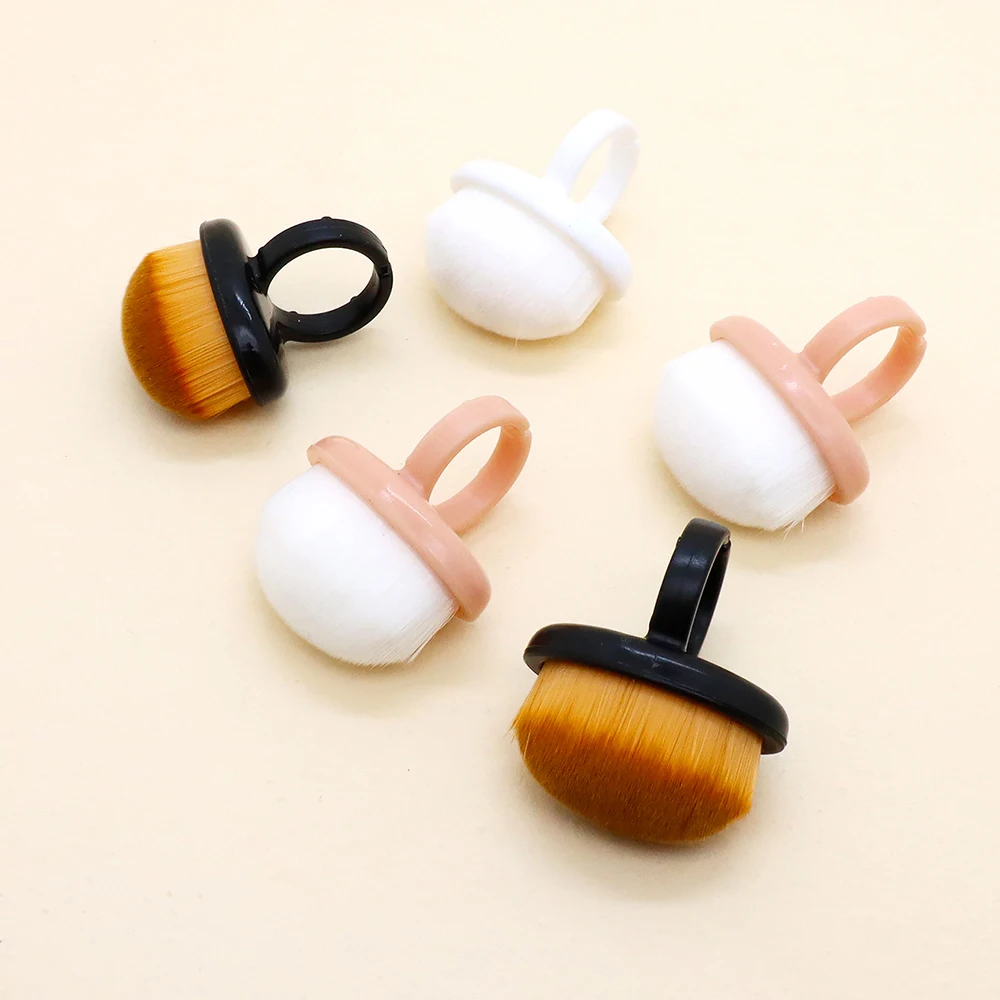 แปรงปัดฝุ่นเล็บแบบมืออาชีพ 5 ชิ้น ไม่มีกลิ่น สำหรับทำเล็บมือและเล็บเท้า ใช้กับอะคริลิค ยูวี เจล ผง กำจัดสีเล็บ พกพาสะดวก อุปกรณ์ดูแลเล็บ