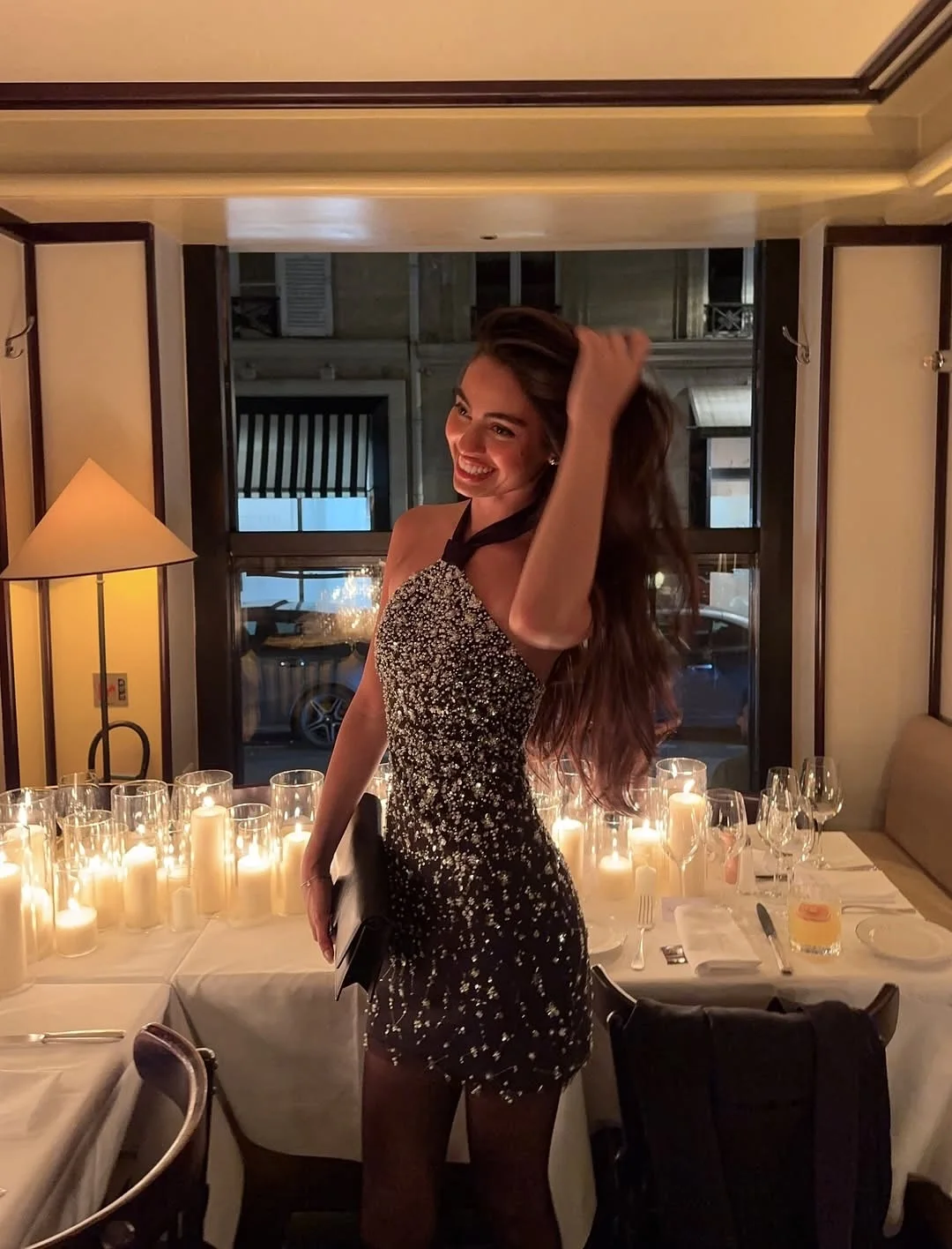 

New Design Sexy Charming Luxury Halter Glittering Cocktail Dress With Full Crystals Pearls Slim Mini Prom Formal Party Dress