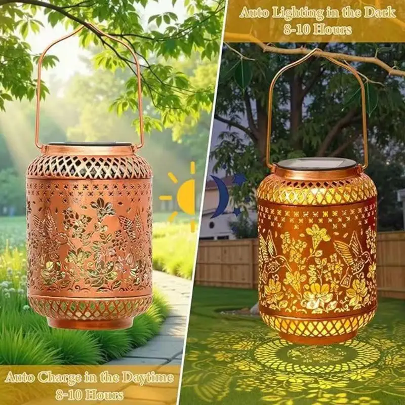 

Водонепроницаемые солнечные фонари IP65 для сада с 30-процентной эффективностью, автоматическое включение и выключение, подарки