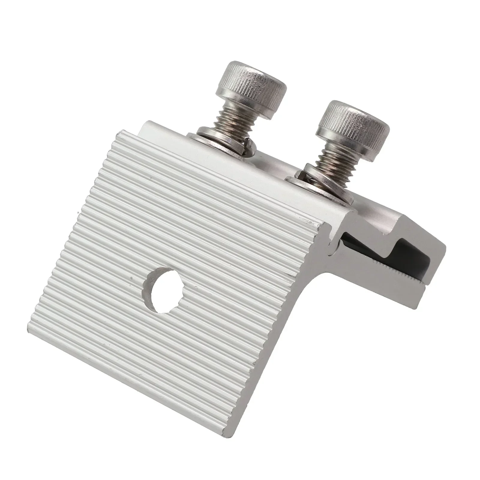 Tool Standing Seam Clamp 45x52mm Aluminum Alloy Replaceable Accessories Sheet Seam Clamp Sliver Color For Mounting Solar Pv