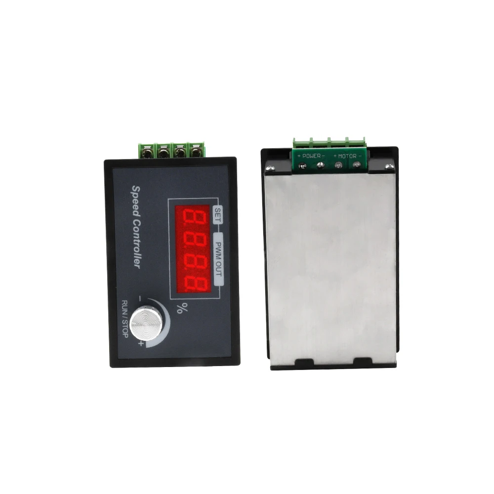 Motor Speed Control Switch Slow Start Soft Stop PWM Digital Display DC6-60V 30A Motor Speed Controller Regulator