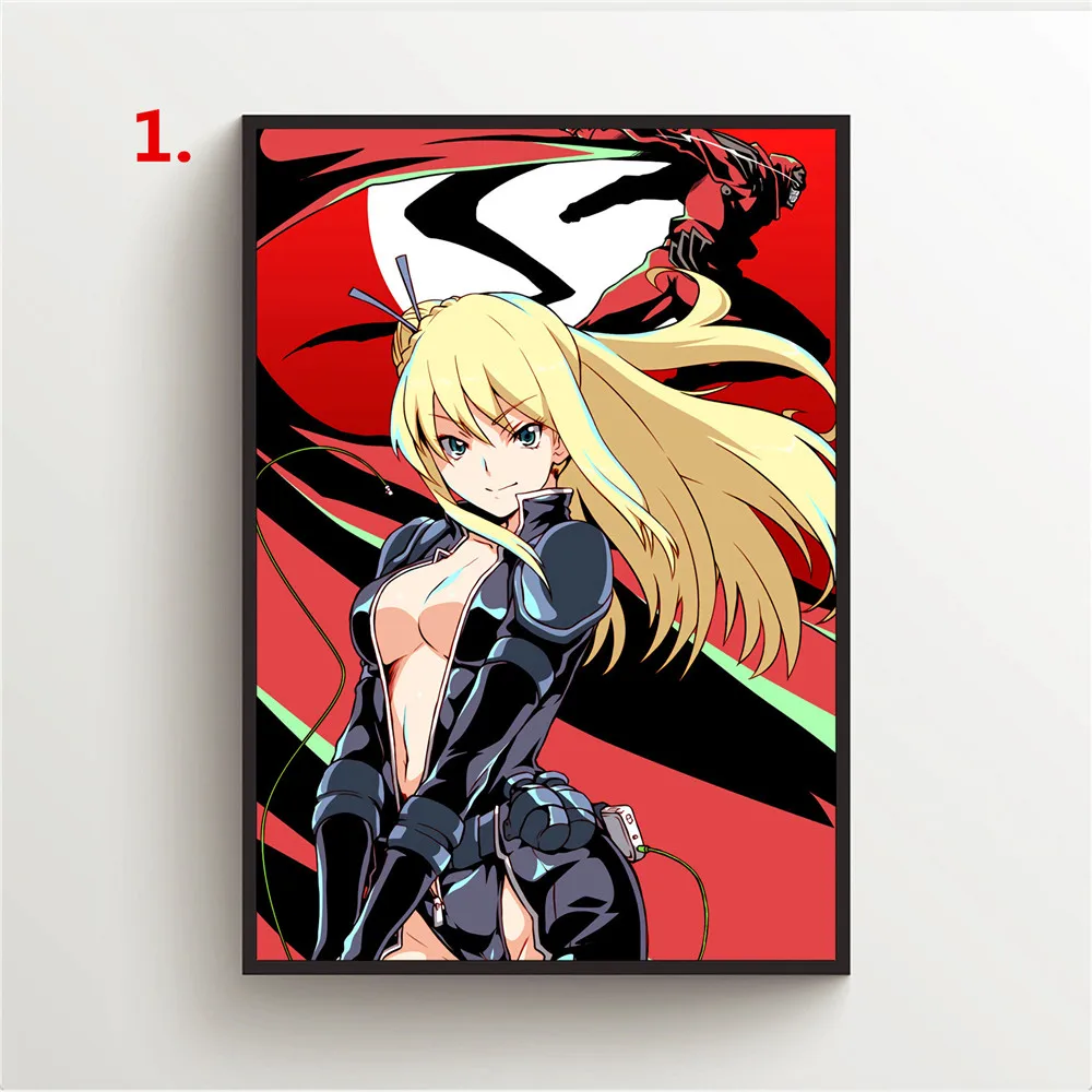 Ninja Slayer Nancy Lee Yamoto Koki  Anime Posters Canvas Painting Photos for Children's Room Decor Wall Art Picture Home Decor