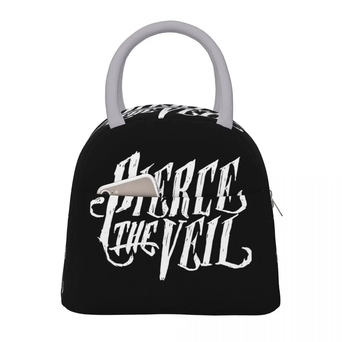 Insulated Lunch Tote Bag PIERCE THE VEIL Band Rock Music Accessories Food Box New Cooler Thermal Bento Box For Outdoor