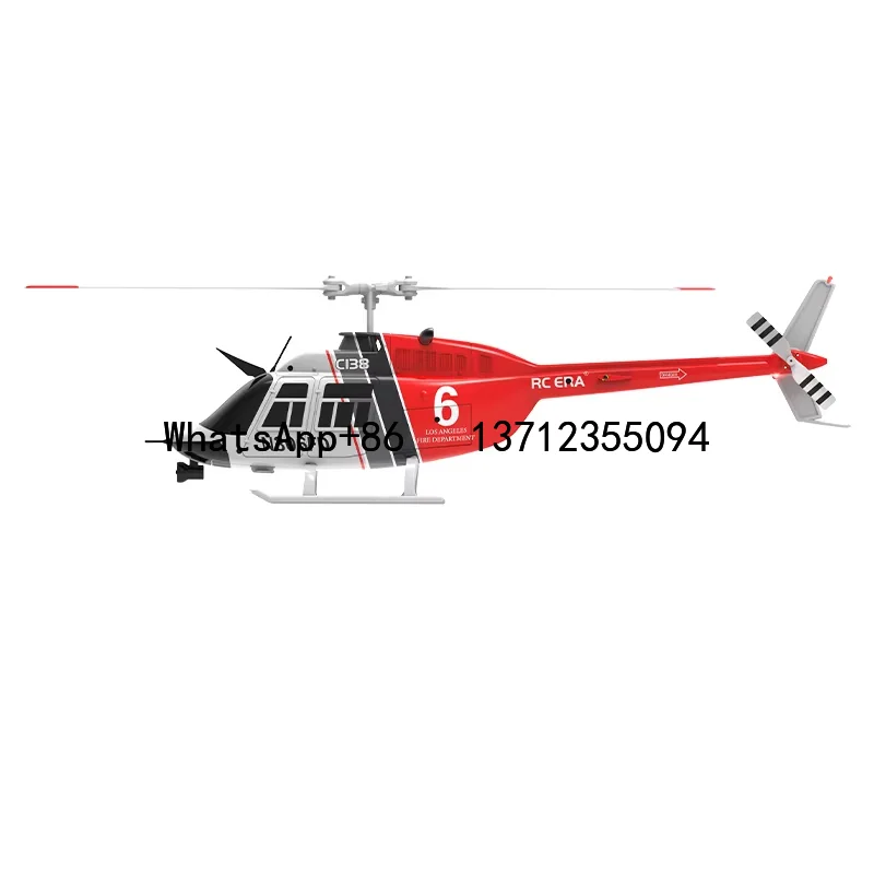 SJY-C138 2,4 GHz 6CH RC Hubschrauber Single Paddle Querruder Kein Hubschrauber Barometer Feste Höhe 3D Rolling RC Flugzeug