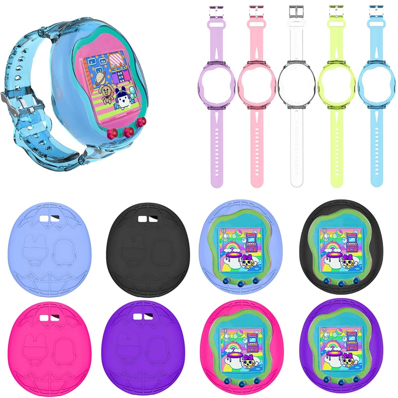 Soft Wristband For Tamagotchi Uni Virtual Protective Case Adjustable Sport Watch Wrist Strap Bracelet Sweatproof Anti-scratch