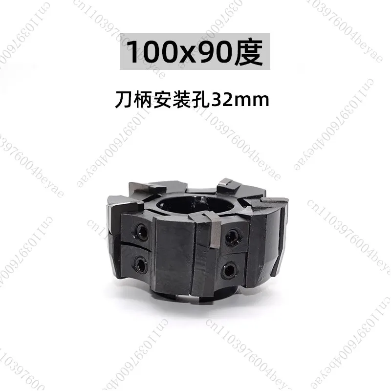 Hard Alloy Indexable Milling Cutter Plate 100 125 160 200 250 400 Mm75 Degree 90 Degree Face Milling Cutter