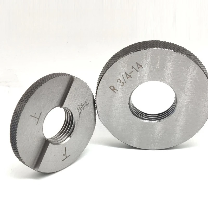 NPT Thread Gauge Set 1/16 to 1/2 Taper Pipe Ring Gauge for Threaded Holes Precision Measuring Tool