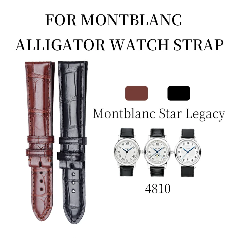 PARA MONTBLANC STAR LEGACY 4810 ALIGATOR WATCH STRAP