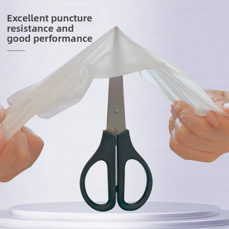 100 шт. одноразовые утолщенные пищевые кухонные перчатки из ПВХ для мытья посуды, домашних задач, выпечки, замешивания, маслостойкие