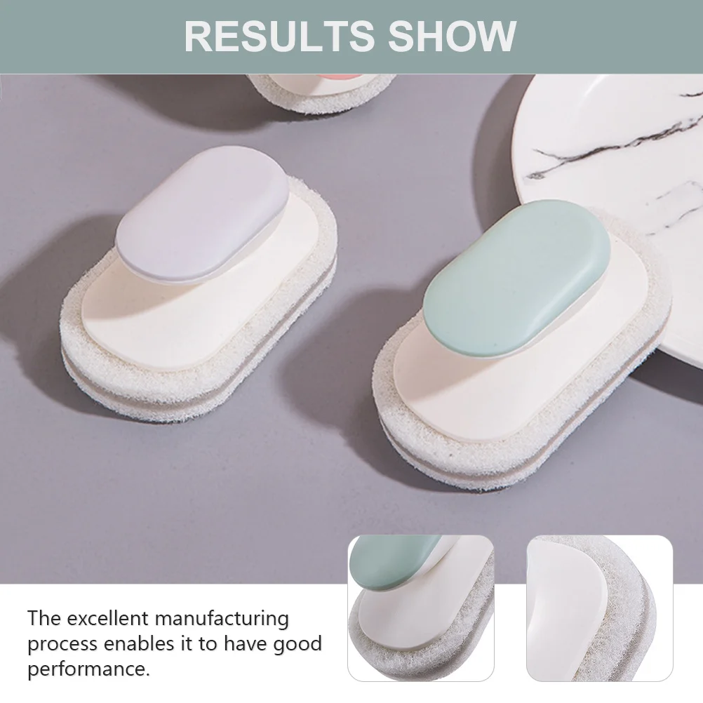 

1Pcs Decontamination Brush Home Kitchen Bathtub Countertop Cleaning Scrubber Ergonomic Handle Durable Practical Multipurpose
