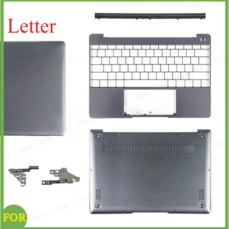 BDBH New For HUAWEI MateBook 13 WRT-W19L W29L WRT-W09 HN-W19R LCD Back Cover Palmrest Upper Case Keyboard Lower Bottom Cover