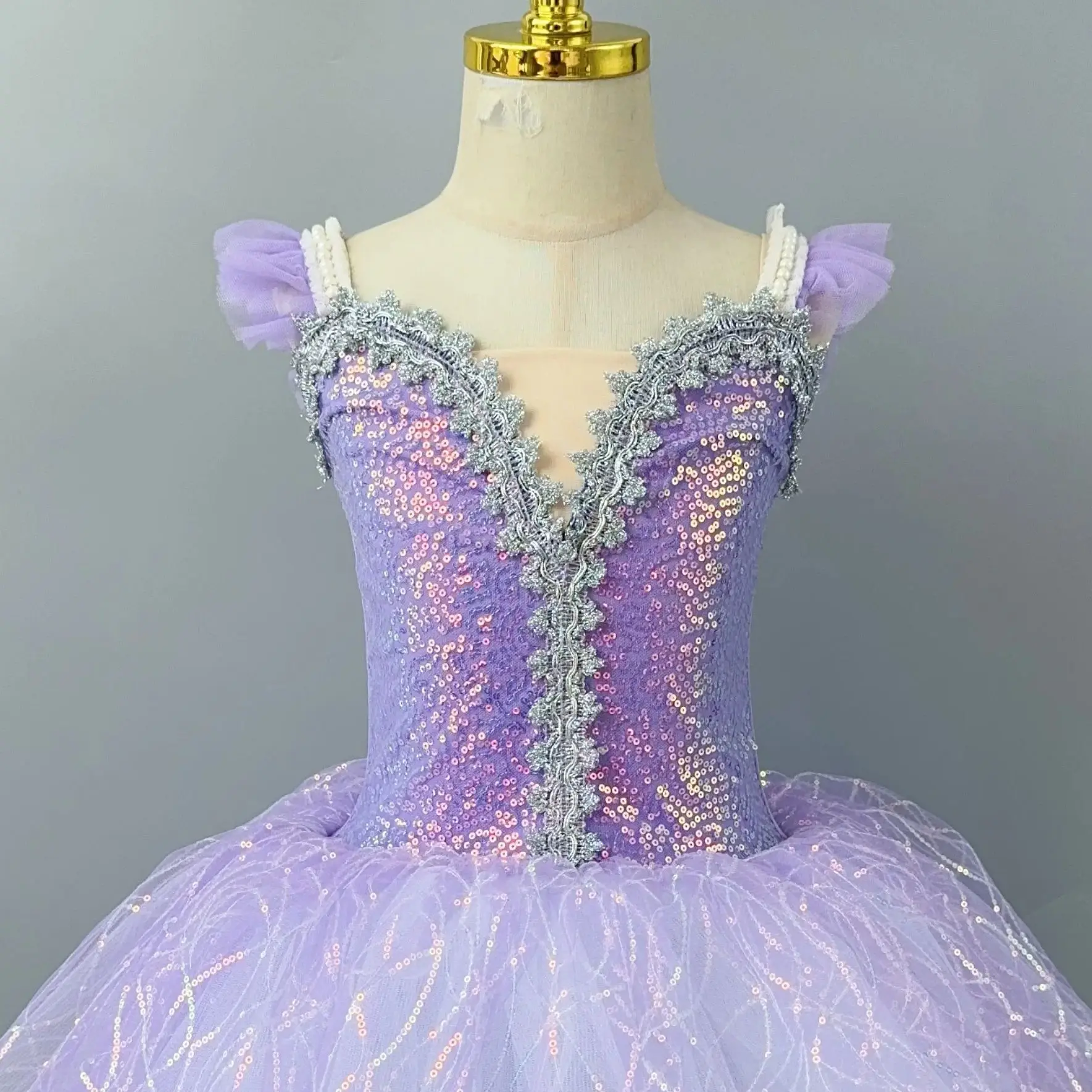 Robe de Ballet pour enfants, vêtements de spectacle, Tutu du lac des cygnes, robe de ballerine professionnelle pour filles, Costumes de fête