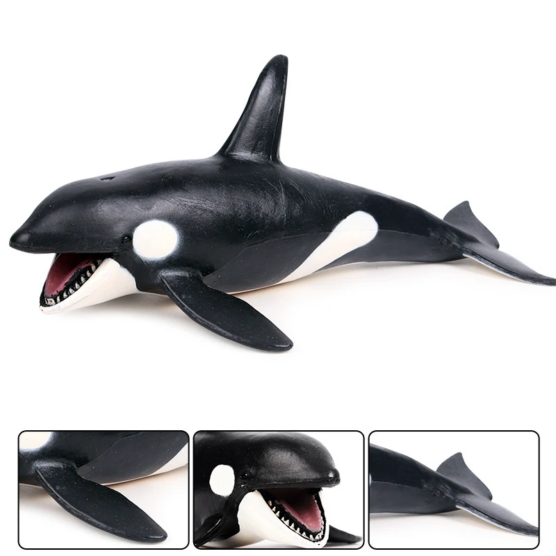 Sea Life Animals Killer Whale Model Action Figures Pvc Figurines Simulation Models Toys