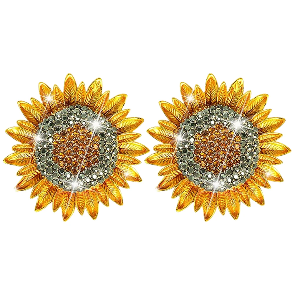 

2Pcs Car Aroma Clip Cute Air Freshener Vent Clip Sunflower Design for Car Dashboard Decorations Auto Accessories