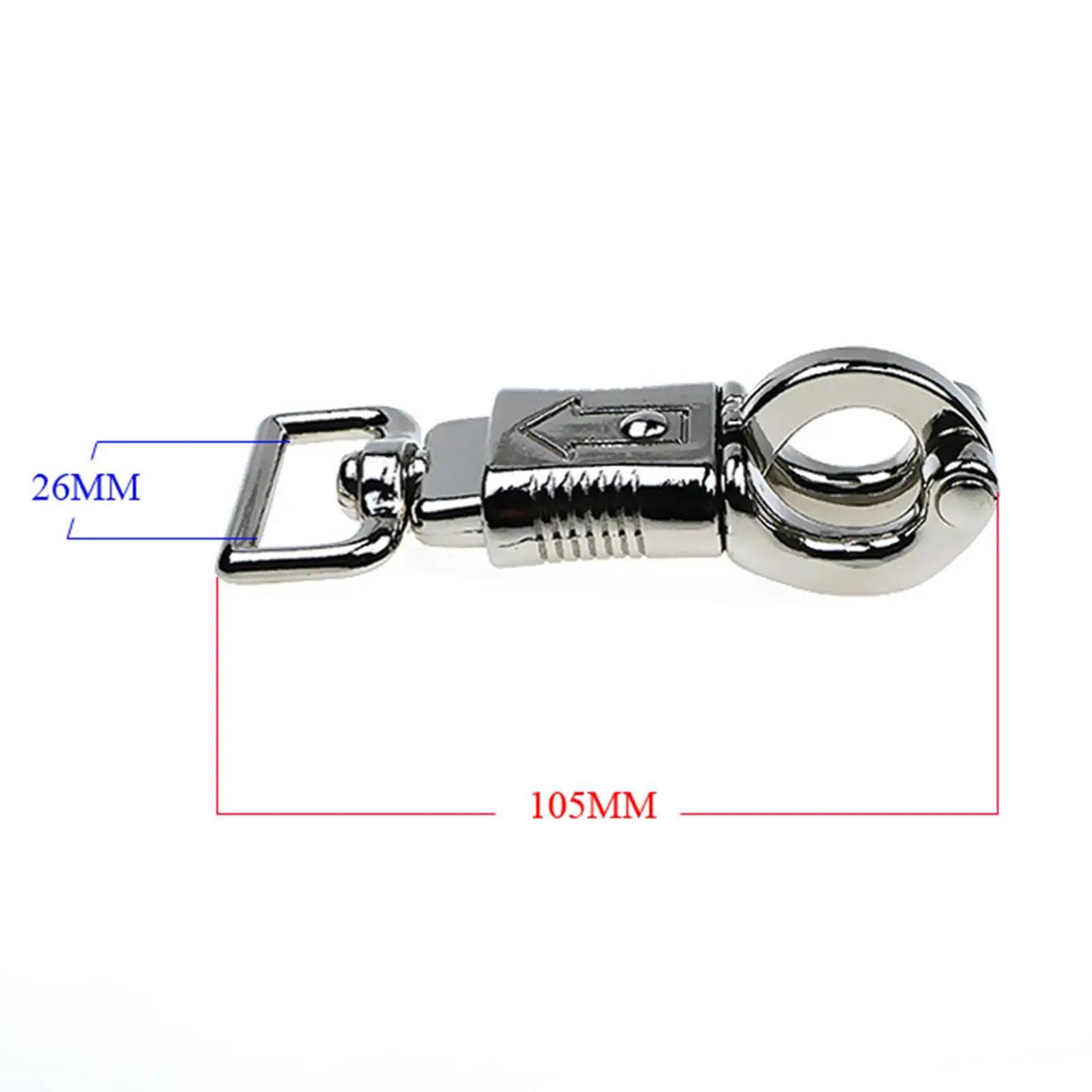 Panic Snap with Loop Eye Portable Sturdy Rope Safety Buckle for Rappelling