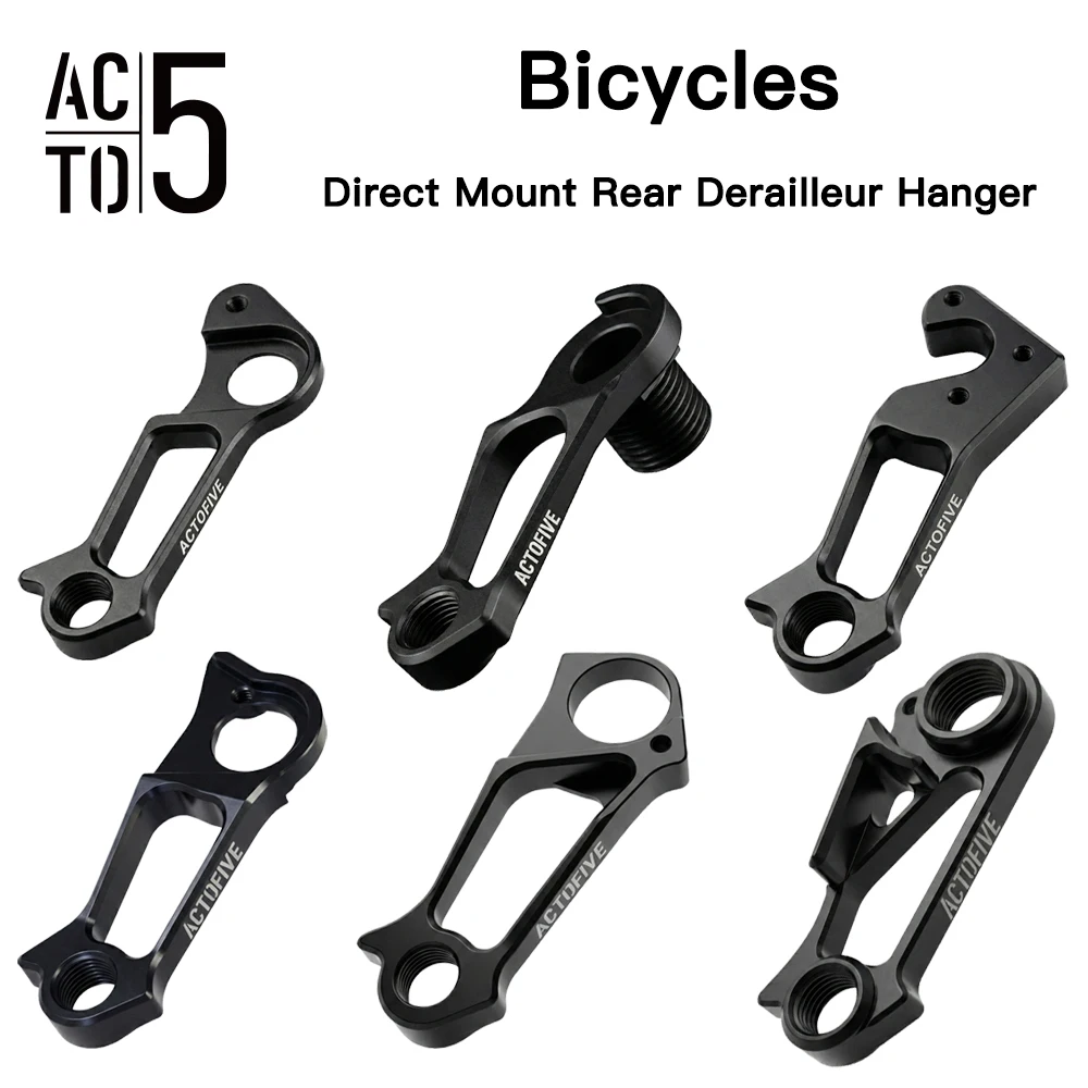 

ACTO 5 Alloy Bicycle Rear Derailleur Hanger Gear Mech Tail Hook Dropout Adapter Replacement for MTB Road Bike Multi Models