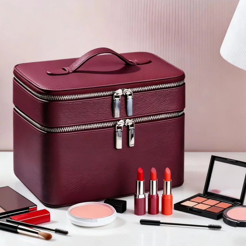 double-layer-makeup-bag-large-capacity-pu-leather-cosmetic-bag-portable-travel-toiletry-organizer-case-for-women