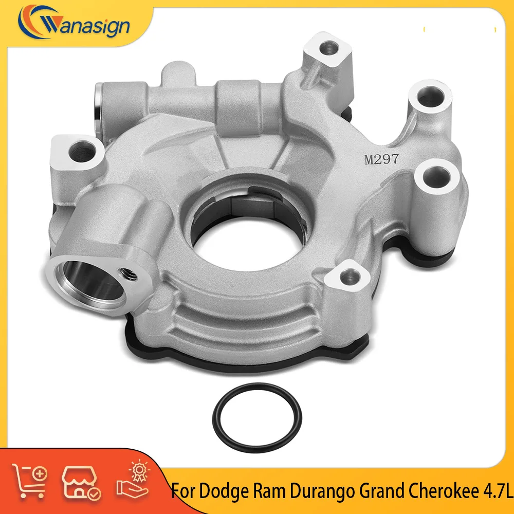 

Детали двигателя Масляный насос подходит для газа 4,7 л V8 для 99-13 Dodge Ram 1500 Jeep Grand Chrysler 3,7 л 4,7 л SOHC M297