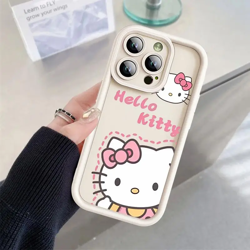 Hello-Kitty Case for Xiaomi Redmi 12C 13C 12 A2 A1 Plus A3 13 4G Poco X3 Pro C51 C50 C61 Shockproof Soft Cover