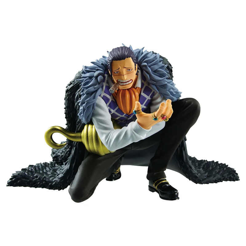 Bandai Original Banpresto Anime One Piece BRC Battle Record Sir Cocodrilo PVC figuras de acción juguetes de modelos coleccionables