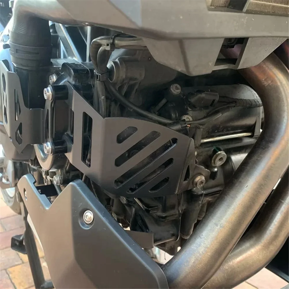 Motorcycle Horn Cover Protector Bugle Speaker Guard Protection for VOGE Valic DSX 900 DSX DS900X 900DSX DSX900 Silver