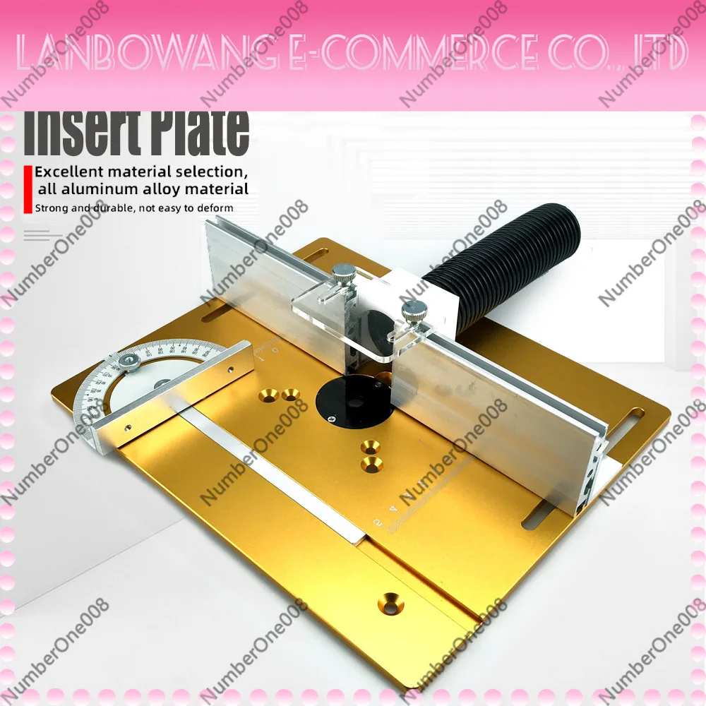 Universal Router Lift Plate for Woodworking Table Insert Plate Fit Trimmer Engraver Milling Machine