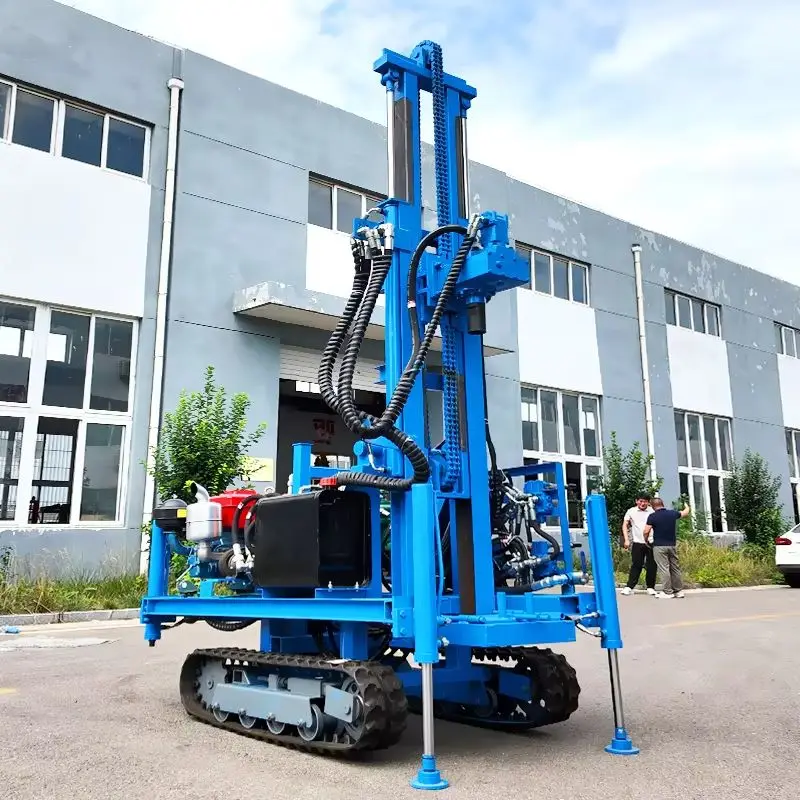 

Customized 22hp Crawler Drill Equipment 200m Diesel Reliable Water Well Drilling Rig