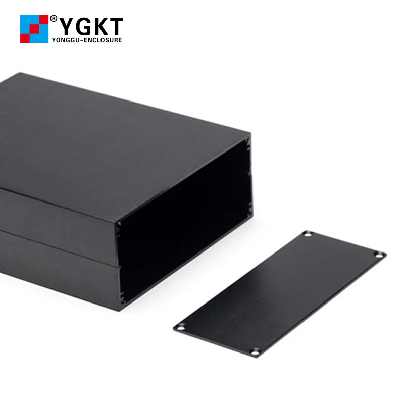 Factory Supply Anodized PCB Box Experimental Equipment Extruded Housing Extrusion Aluminium Electronic Enclosure H23 125*51MM