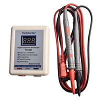 800V Digital Capacitor Fast Discharger High Voltage Discharge Tool Capacitor Discharge Pen Digital Capacitive Discharge Meter