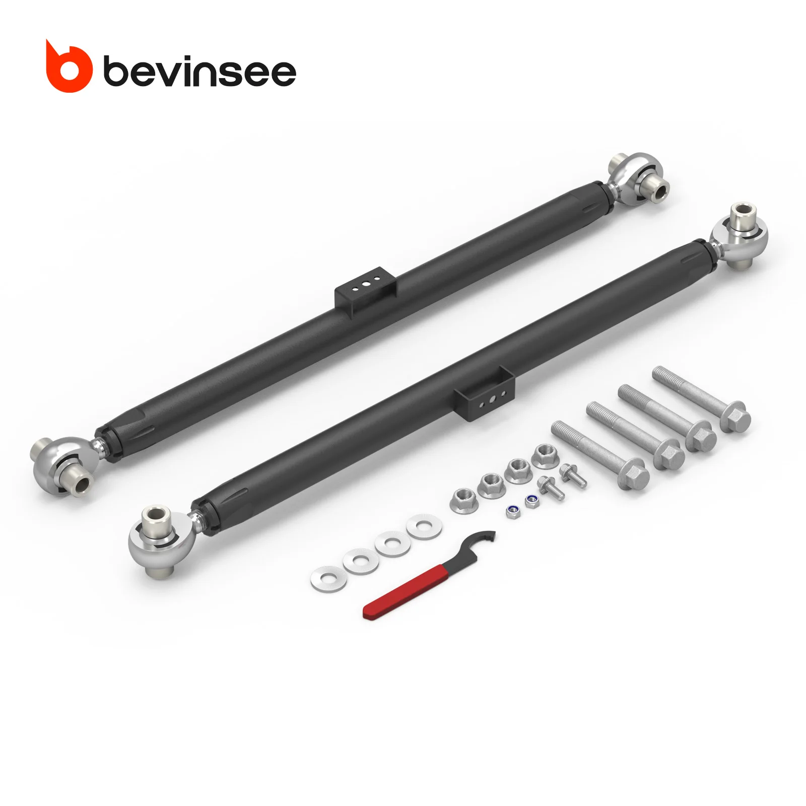 

BEVINSEE Rear Lower Adjustable Control Arm for Toyota 4Runner 2003-2024, Replace for 48720-35061 (Adjustable Length:670mm~700mm)