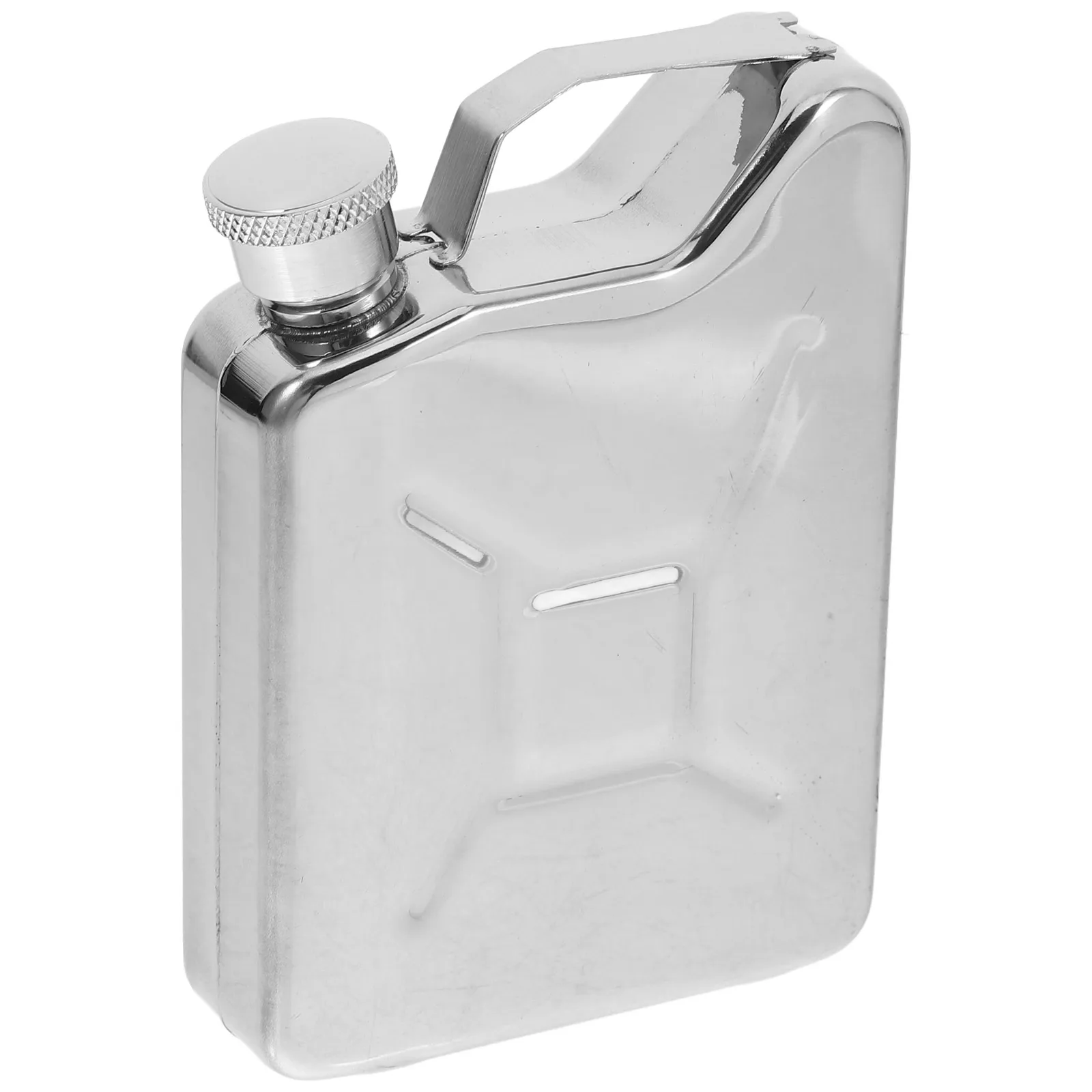

Stainless Steel Oil Barrel Hip Camping Pocket Flask Portable Leak-proof Liquor Flask Silver Travel Bottle Kitchen Bar Tools