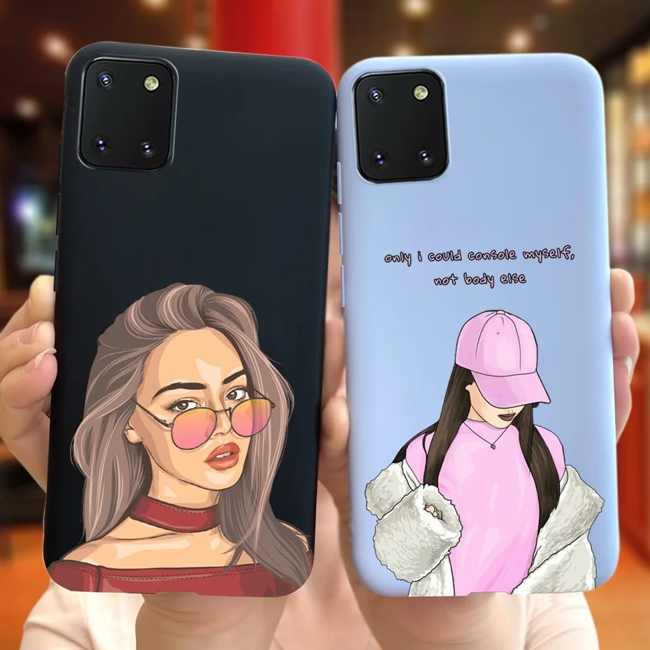 For Samsung Galaxy Note 10 Lite Case Cute Cartoon Silicone Soft Phone Back Cover For Samsung S10 Lite Funda SM-G770F N770F Case