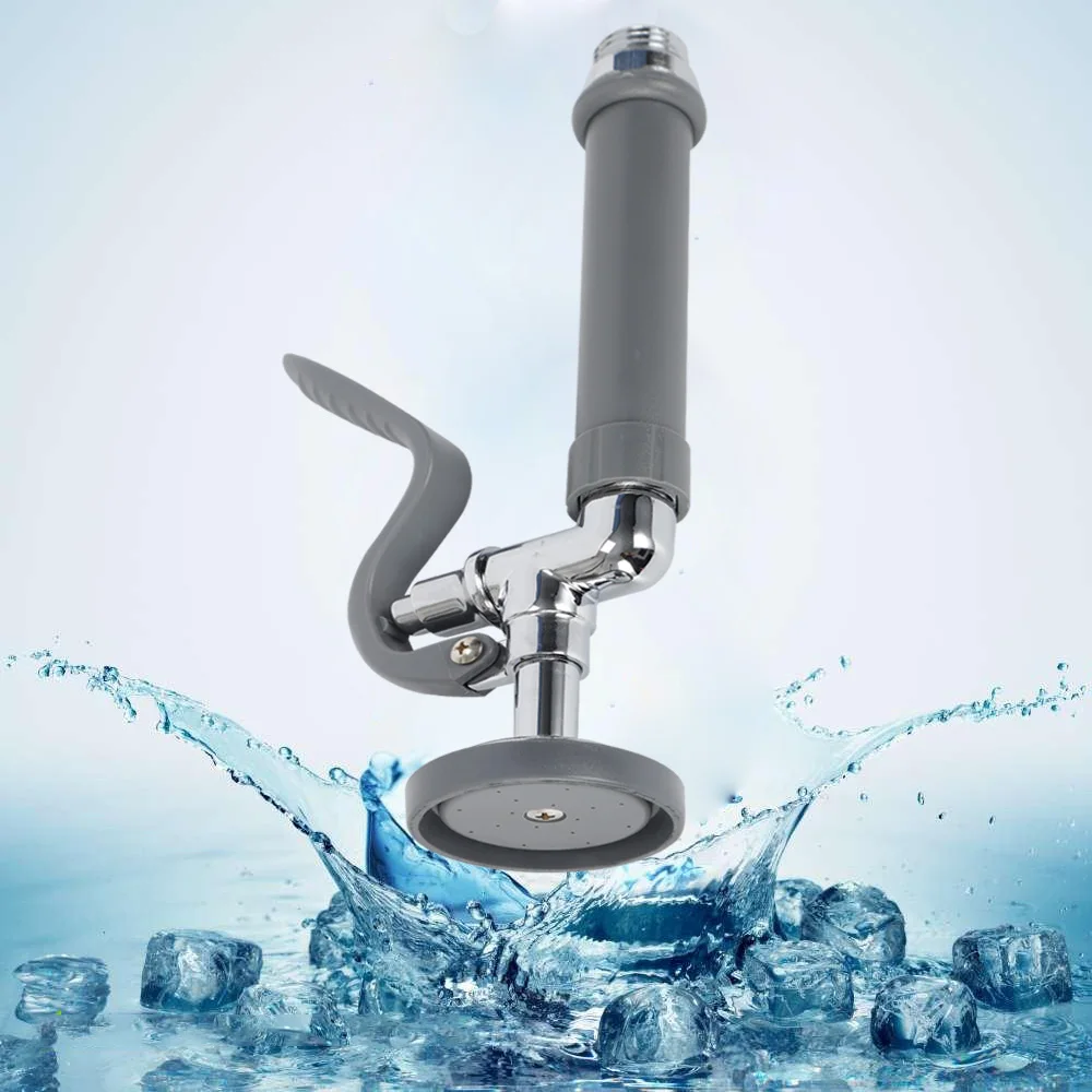 Kitchen Pre-Rinse Unit Spray Valve Water Saver Taps Spray Head Multifunction New Brass chrome plating, Rubber, Plastic