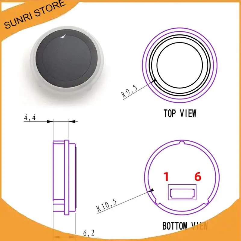 

SUNRI-3X R558S Емкостный модуль сбора отпечатков пальцев Контроль доступа Оборудование безопасности Модуль распознавания отпечатков пальцев